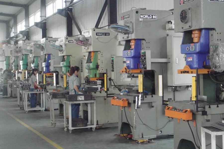 Metal stamping factory